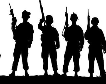 340x270 Soldier Decal Etsy