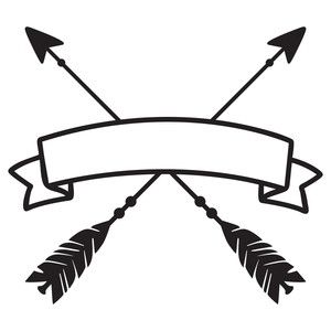 300x300 Banner Arrows Silhouette Design, Arrow And Silhouettes