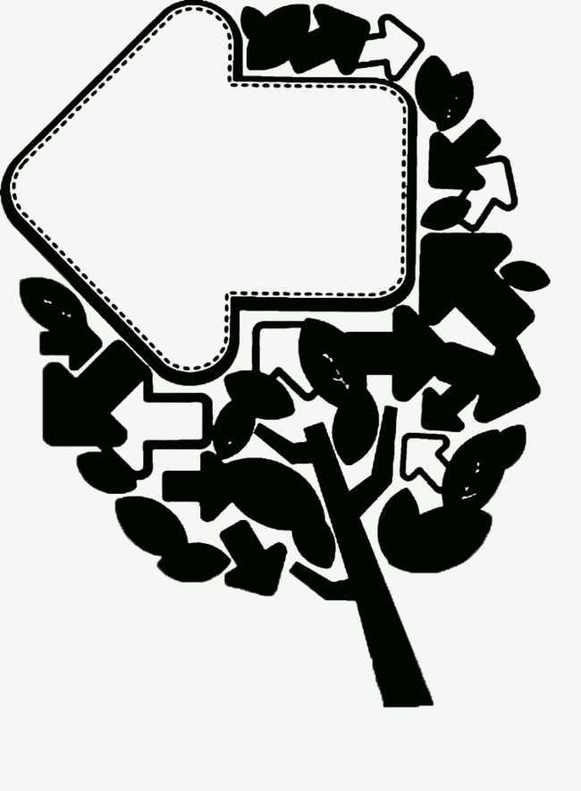 650x884 Tree Silhouette Creative Black Arrow, Black, Tree, Sketch Png
