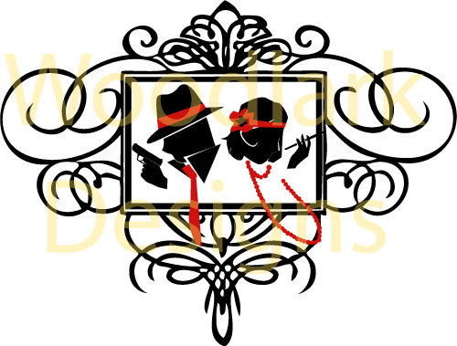 500x379 Jpg Wedding Silhouette Couple Pose 6 Art Deco Amp Great Gatsby