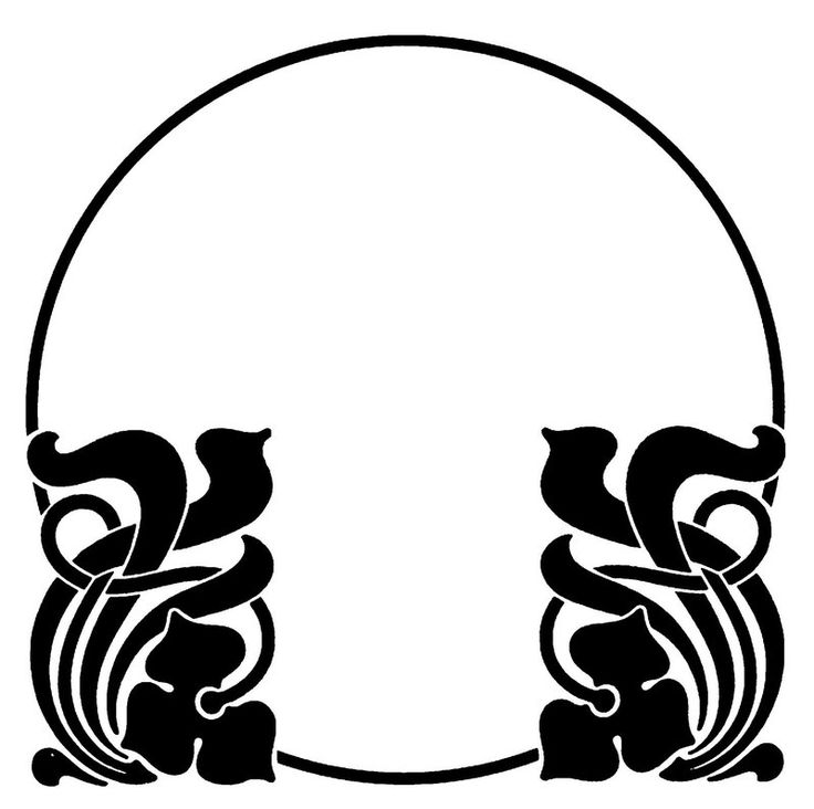 736x732 F0b33caa70206095fd4e064878ca2fb3 Silhouette Frames Art Nouveau