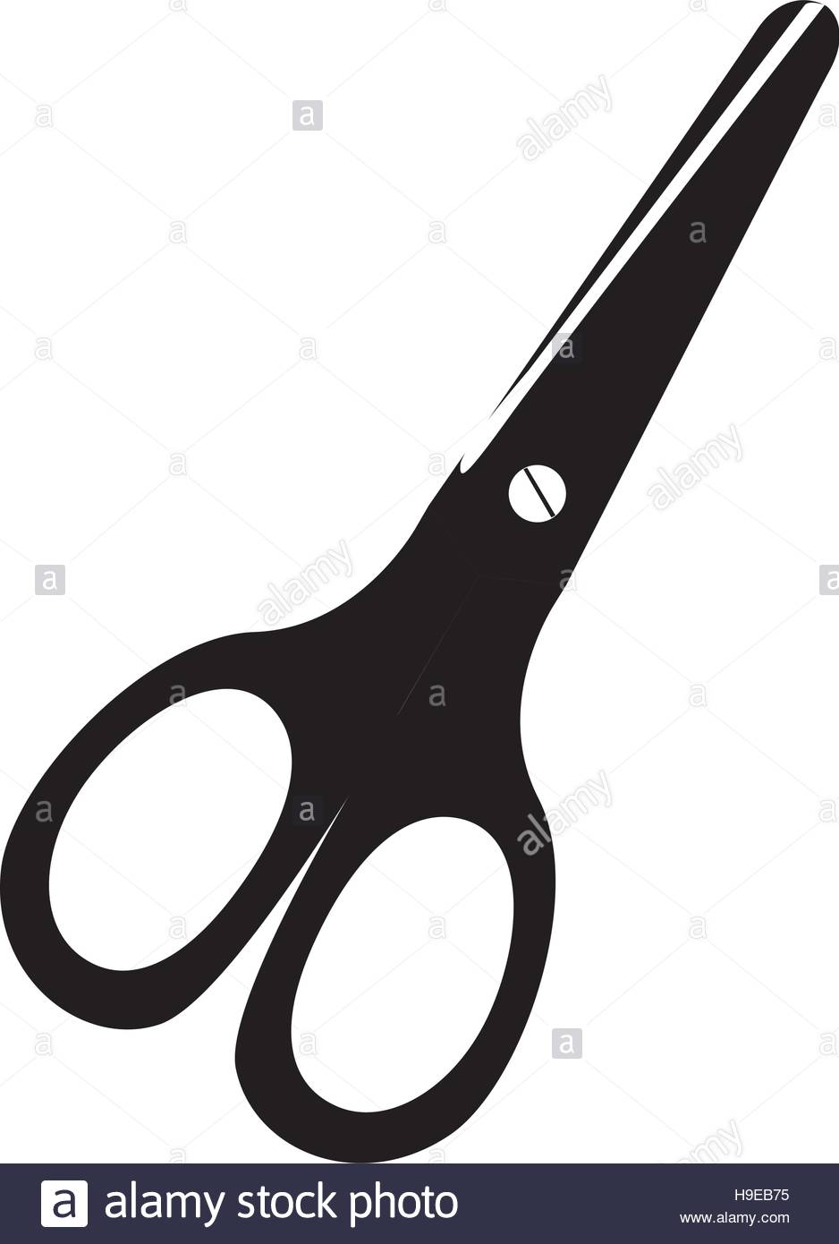 938x1390 Black Silhouette Scissors For Cut Stock Vector Art Amp Illustration