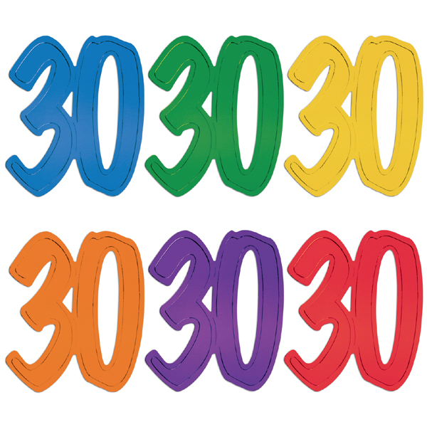 600x600 Buy 12 In. Foil Number Silhouette Cutouts
