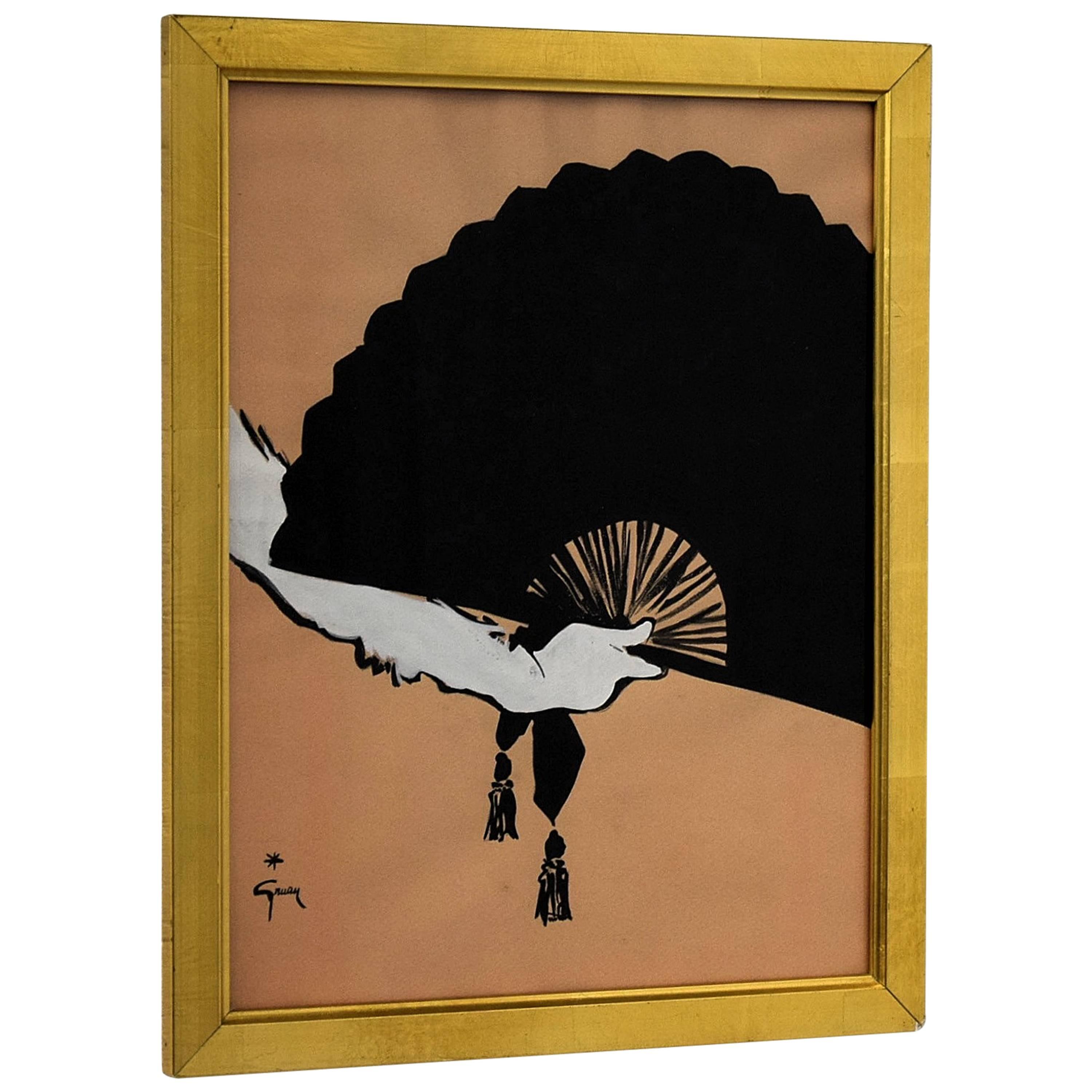 3000x3000 Fashion Silhouette Painting By Gruau
