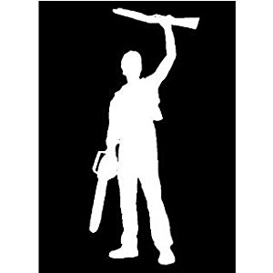 300x300 Ash Williams The Evil Dead Silhouette Car Truck Window
