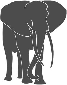 236x299 Silhouette Of Elephants