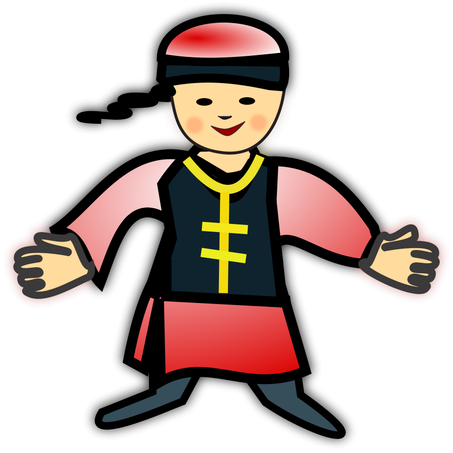 900x900 Asian Man Silhouette Clipart Png Collection