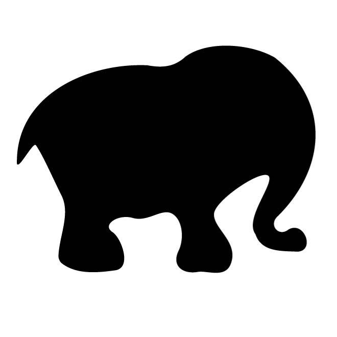 660x660 Elephant Silhouette Image
