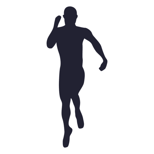 512x512 Male Athlete Silhouette