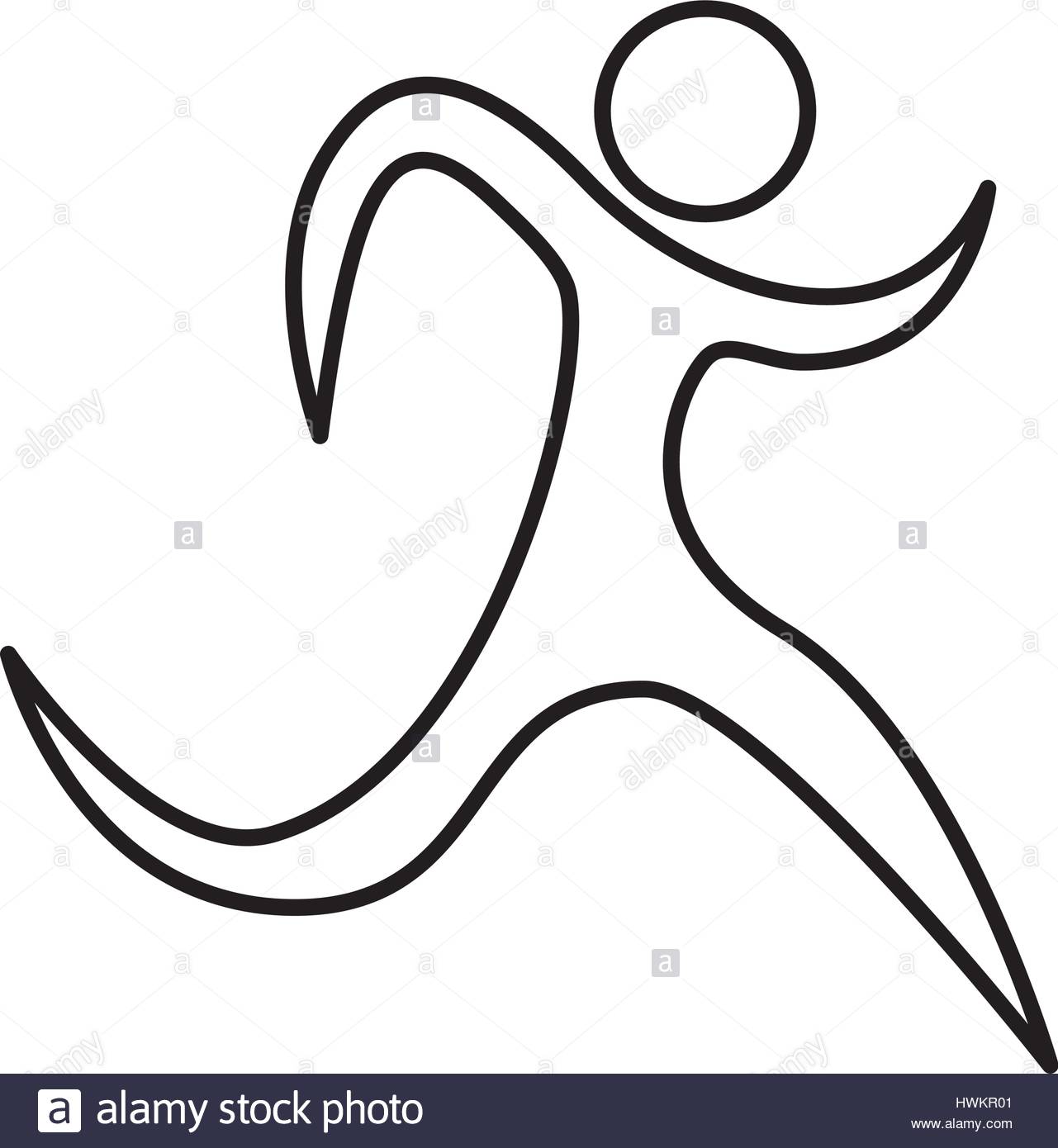 1281x1390 Runner Athlete Silhouette Icon Stock Vector Art Amp Illustration