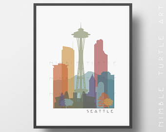 340x270 Philadelphia Skyline Silhouette Printable Skyline