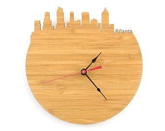 340x270 Atlanta Georgia Skyline 3 Pack Dictionary Prints Cityscape