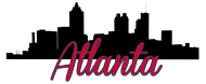 190x78 Atlanta Skyline Silhouette B By Design All Day Spreadshirt