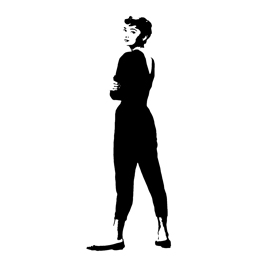 270x270 Audrey Hepburn Stencil Free Stencil Gallery
