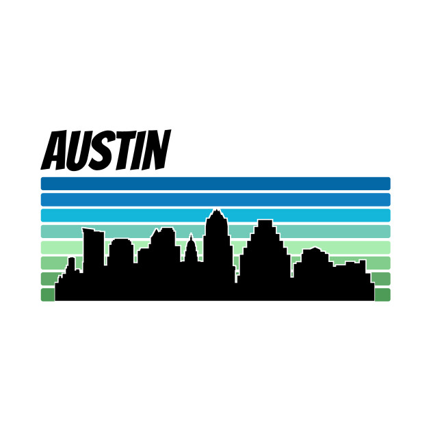 630x630 Retro Austin Skyline