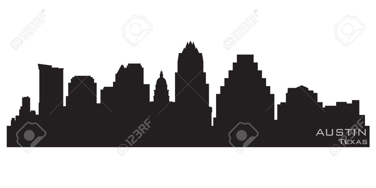 1300x650 Austin Skyline Silhouette