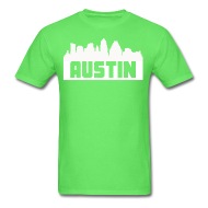 190x190 Austin Texas Skyline Silhouette By Kwg2200 Spreadshirt