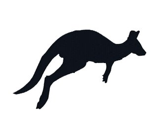 340x270 Kangaroo Silhouette Etsy