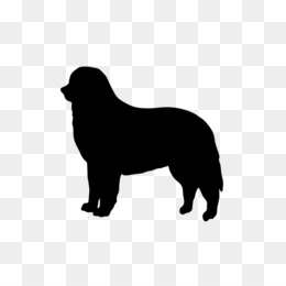 260x260 German Shepherd Labrador Retriever Silhouette Royalty Free
