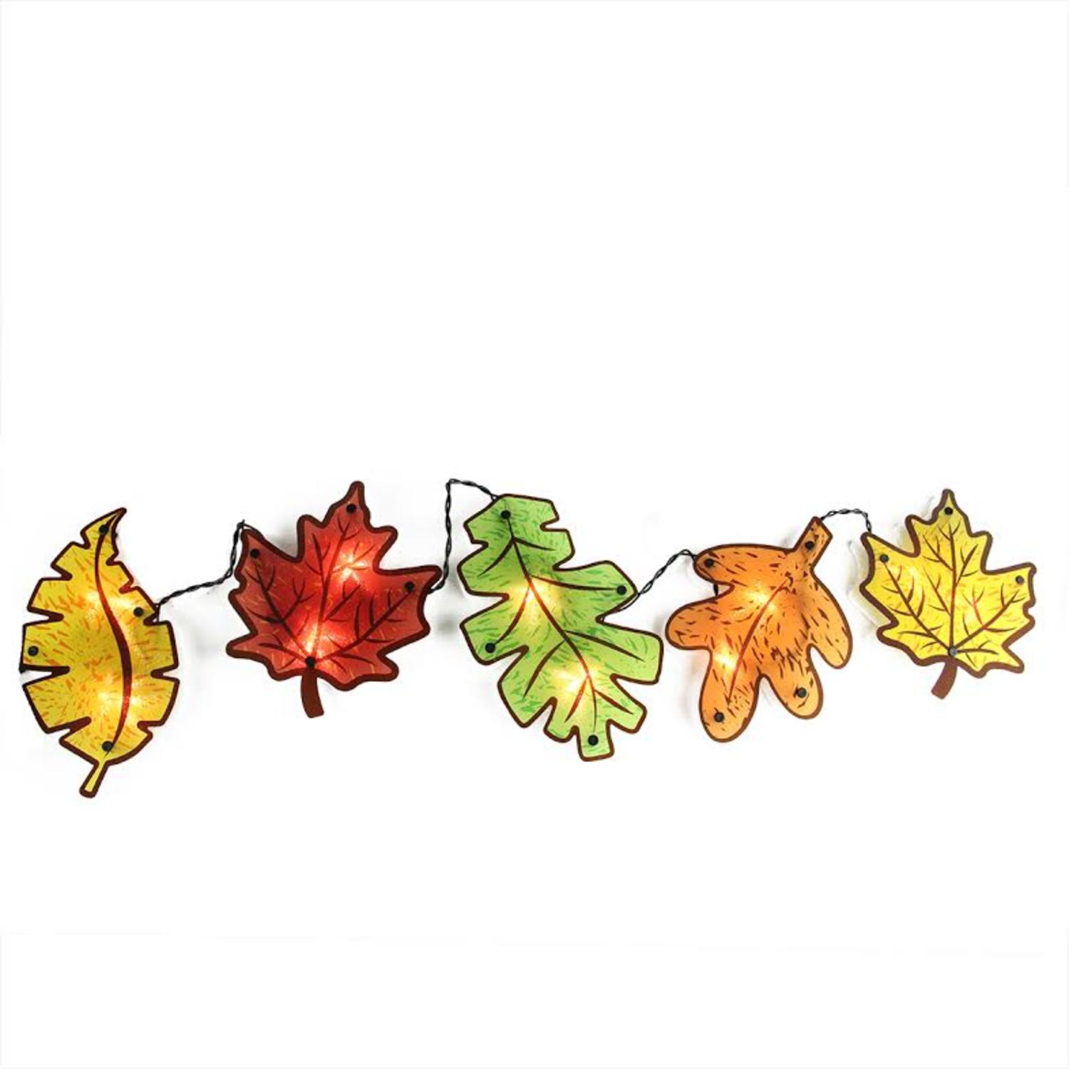 1500x1500 Autumn Yellow, Red, Green And Orange Leaves Window Silhouette