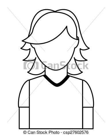 390x470 Avatar Silhouette Design, Vector Illustration Eps10 Graphic