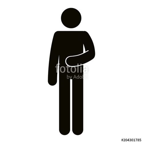 500x500 Figure Human Silhouette Avatar Vector Illustration Design Stock