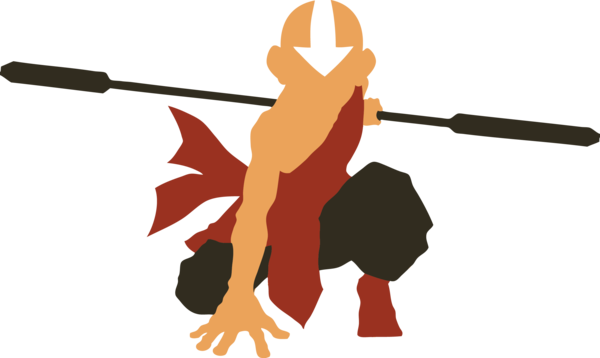 600x358 Avatar Aang Silhouette By Azza1070