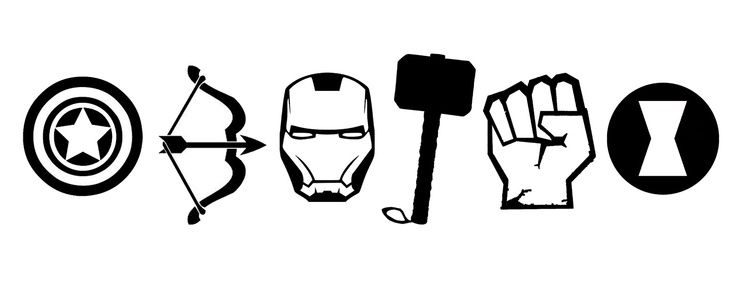 736x306 Silhouettes Avengers