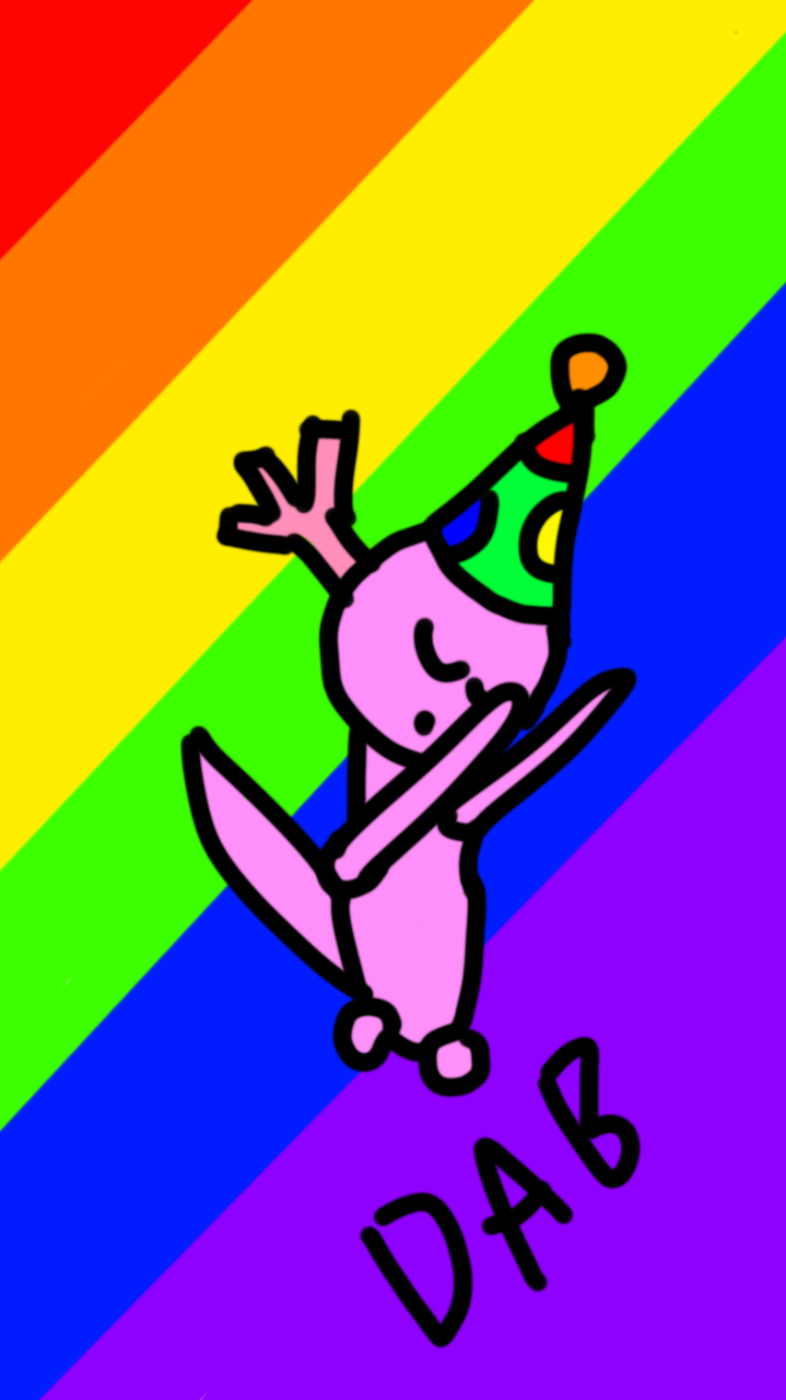 719x1280 Purple Axolotl Tumblr