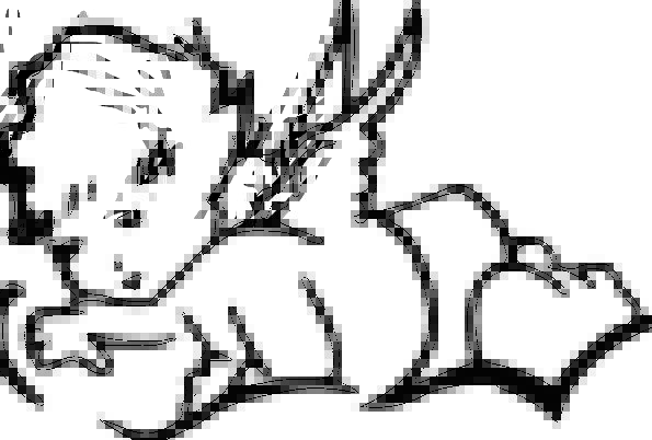 595x402 Baby Angel, Minor, Boy, Lad, Small, Belief, Angel, Seraph