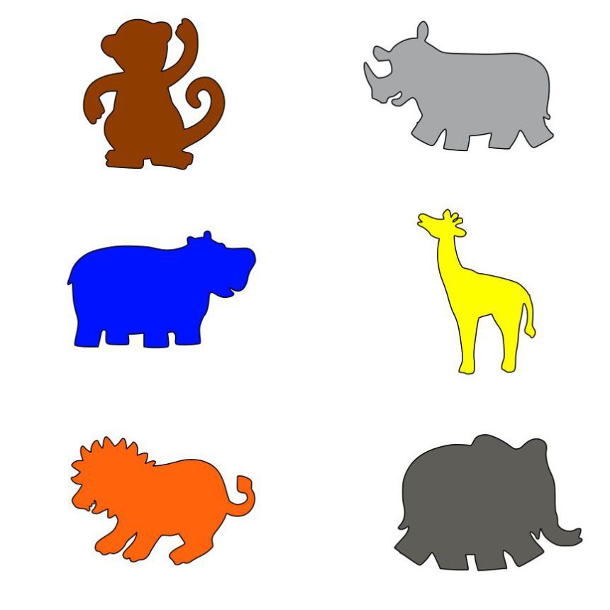 860x860 Baby Animal Baby Animals And Silhouette