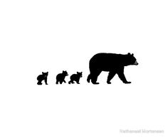 Download Baby Bear Silhouette at GetDrawings.com | Free for ...