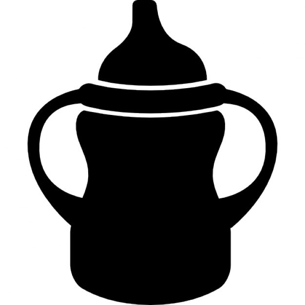 626x626 Baby Bottle Variant With Handle On Both Sides Icons Free Download