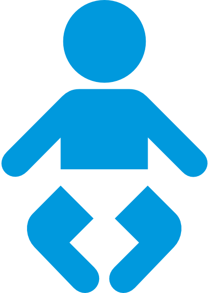 426x597 Blue Baby Boy Silhouette Clip Art