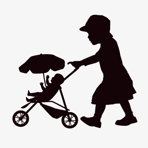 500x500 Children Silhouettes Children Silhouettes Image, Run, Play