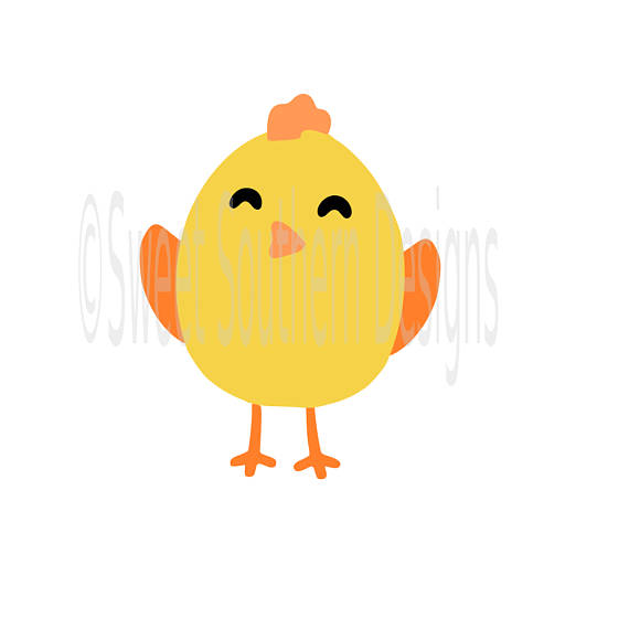 570x570 Baby Chick Easter Chicken Svg Dxf Pdf Instant Download Design