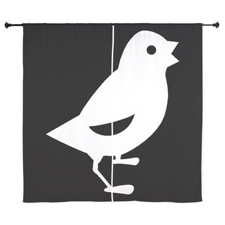 460x460 Black Chicken Curtains