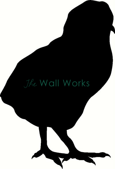400x584 Baby Chick Wall Sticker, Vinyl Decal The Wall Works