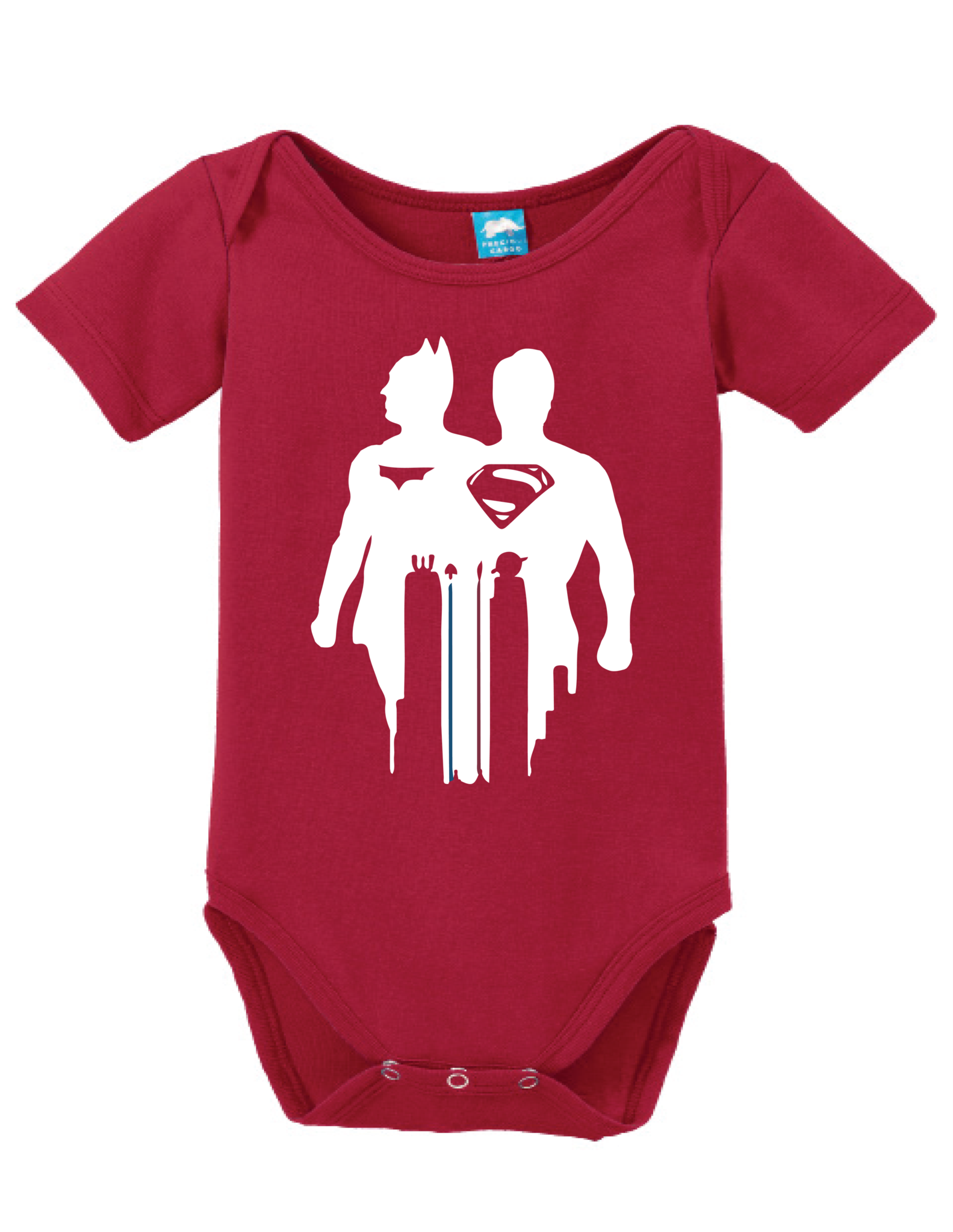 1583x2048 Silhouette Batman Superman Onesie Bodysuit, Babies And Baby Boys
