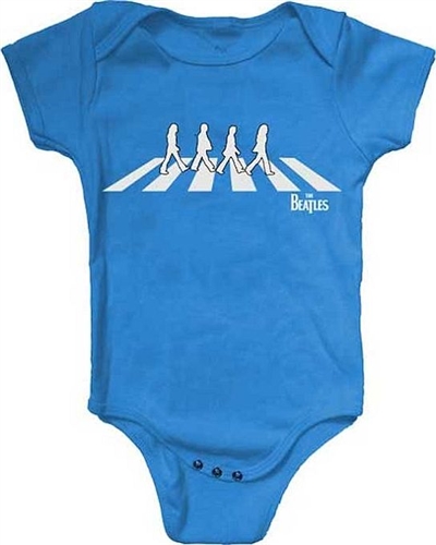 400x500 Beatles Abbey Road Silhouette Baby Romper T Shirt