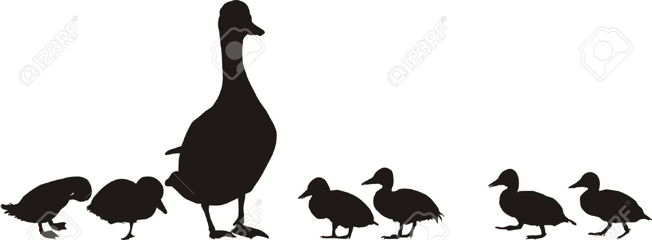 1300x479 Free Duck Call Silhouette Clipart