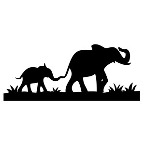 Free Free 263 Baby Elephant Silhouette Svg SVG PNG EPS DXF File