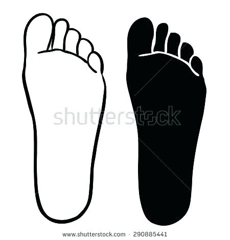 450x470 Printable Feet