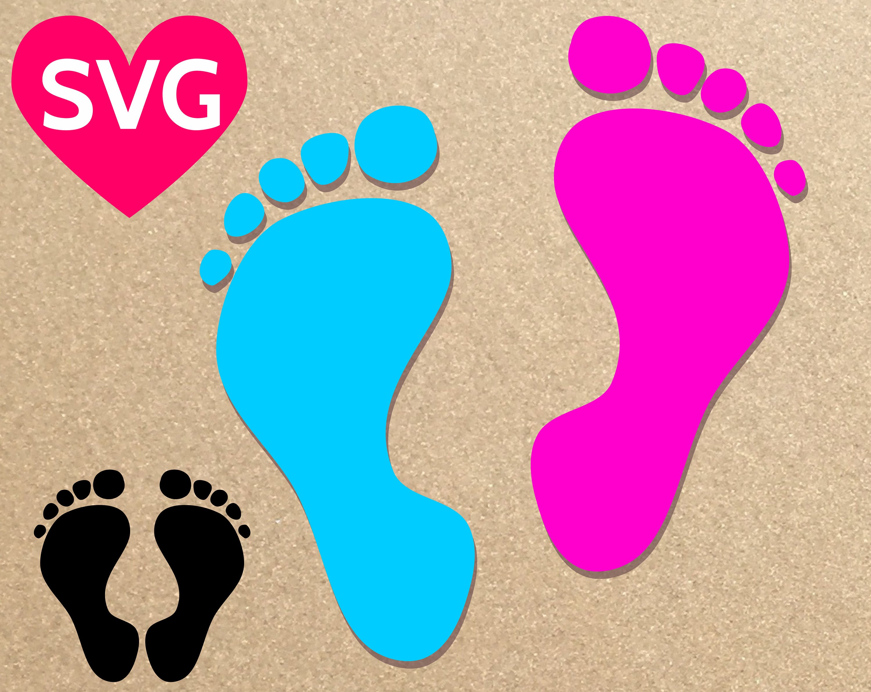 Download Baby Feet Silhouette at GetDrawings.com | Free for ...