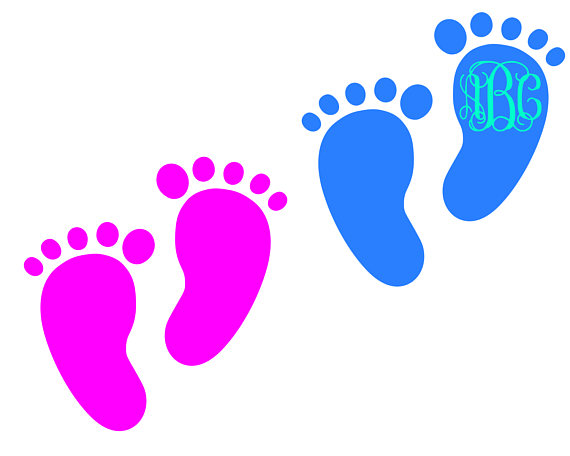 570x456 Baby Feet Svg Svg Monogram Frames Svg Vector Cut File Cutting File