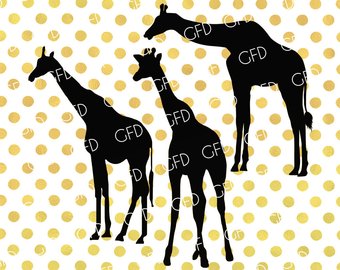 340x270 Giraffe Silhouette Etsy