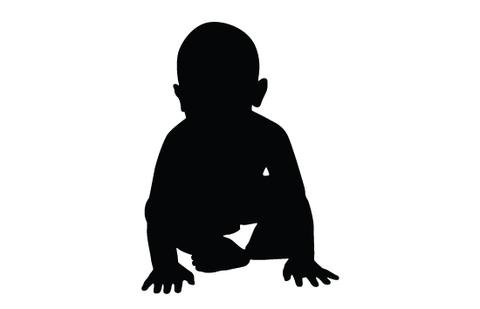 480x309 Pretty Baby Girl Silhouette Clip Art Baby Silhouette Clipart Best