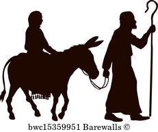 Baby Jesus Silhouette