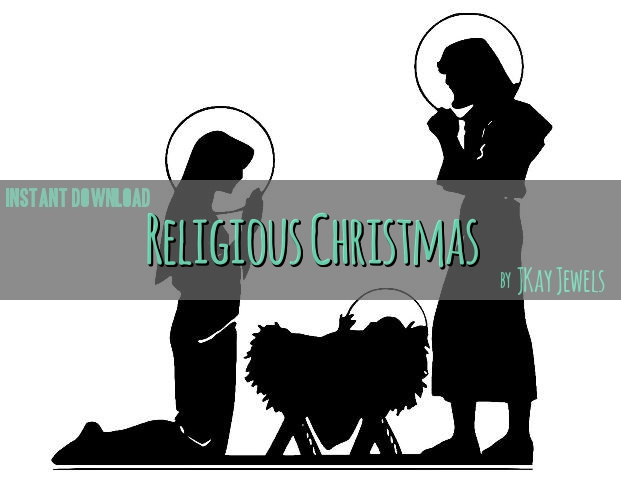 621x480 Religious Christmas Baby Jesus Silhouette Svg File For Die Cut