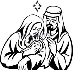 236x226 Mary Joseph And Baby Jesus Clipart